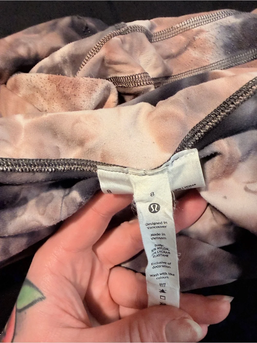 lululemon athletica Tie-Dye High-Waist Bike Shorts